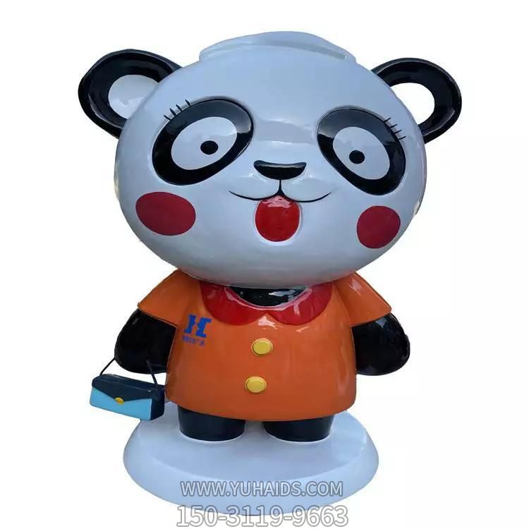 商场幼儿园玻璃钢卡通熊猫博鱼网页版