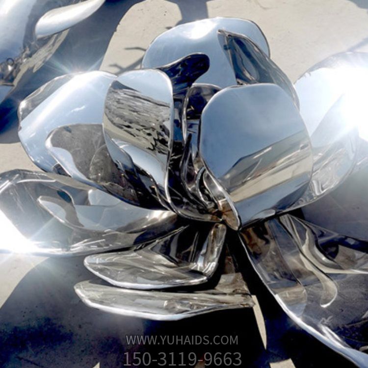 公园绿地摆放不锈钢烤漆镂空莲花博鱼网页版