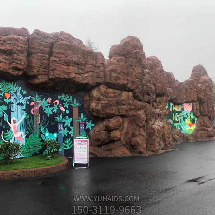 游乐园景点户外装饰水泥塑石假山景观博鱼网页版