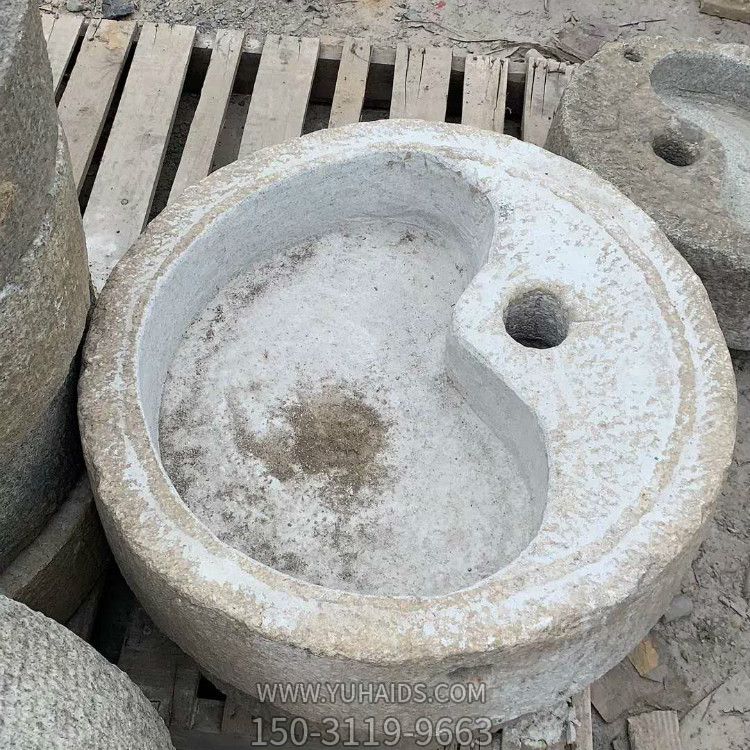 景区大理石石雕磨豆子的水槽博鱼网页版