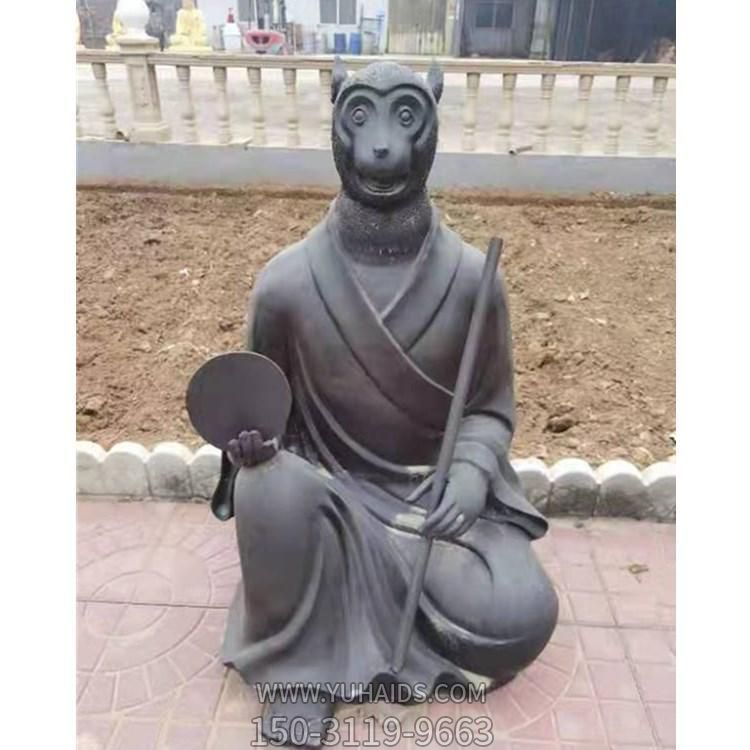十二生肖户外公园不锈钢仿铜人身兽面猴博鱼网页版
