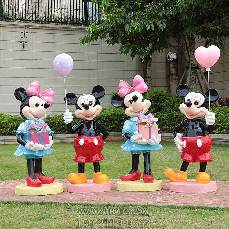 玻璃钢卡通园林景区米老鼠博鱼网页版