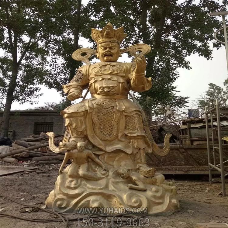 户外寺庙大型佛像哼哈二将博鱼网页版