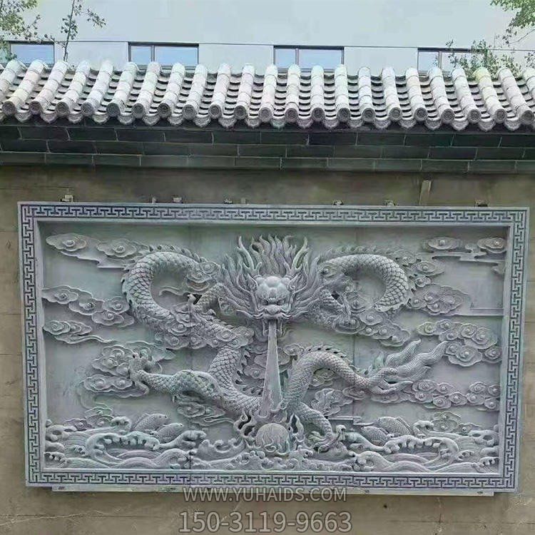 庭院门口大型大理石石雕影壁博鱼网页版