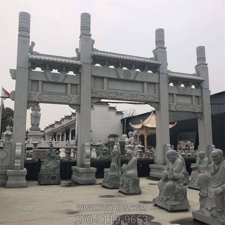 大理石石雕大型简易门楼牌坊博鱼网页版