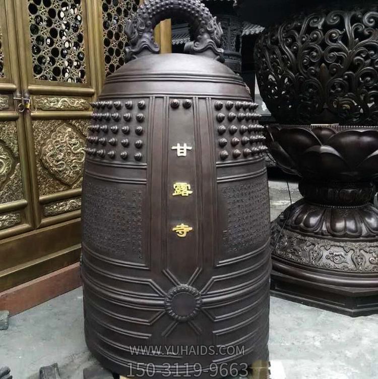 景区园林摆放大型铸造青铜钟博鱼网页版