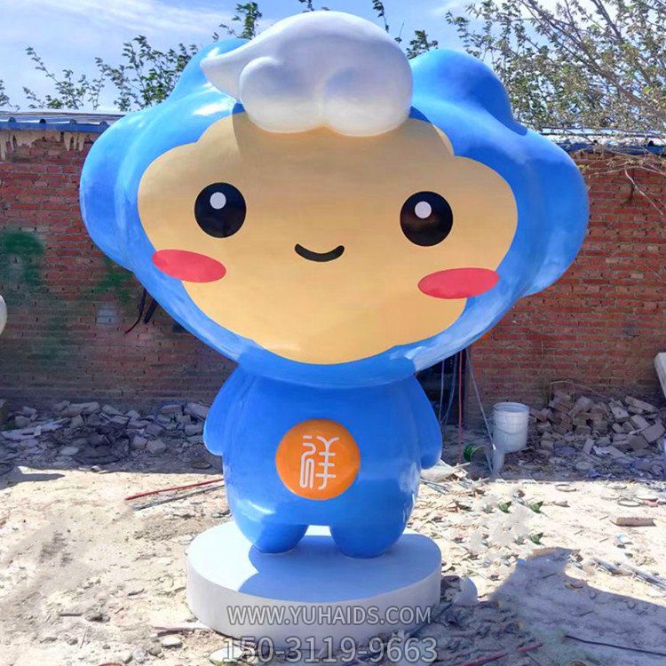 玻璃钢卡通户外园林商场店铺吉祥物公仔摆件博鱼网页版
