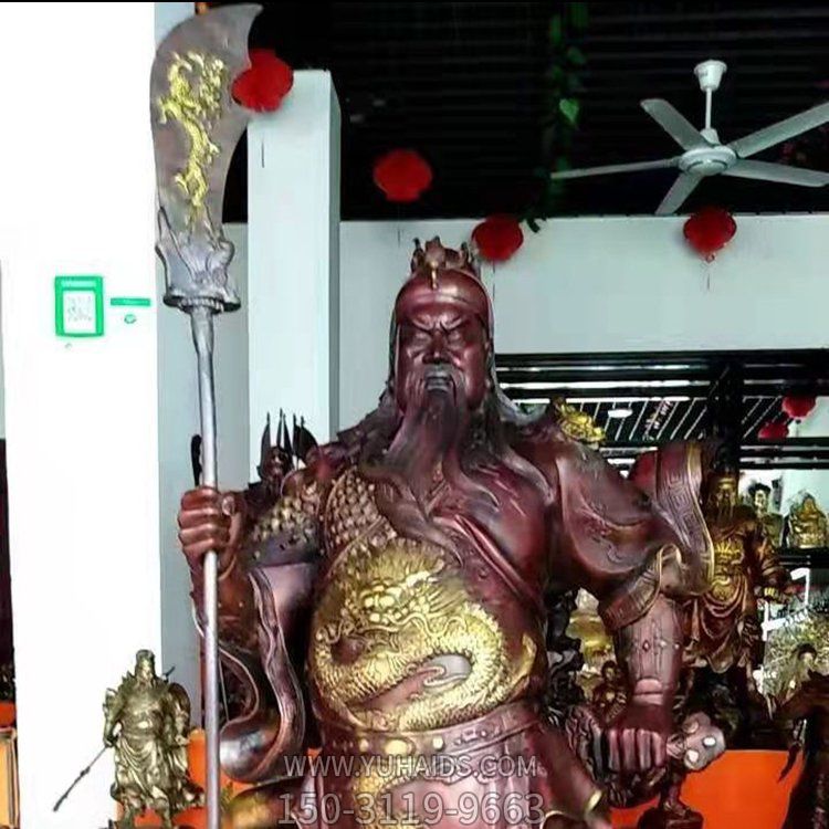 园林景观铸铜关公神像博鱼网页版
