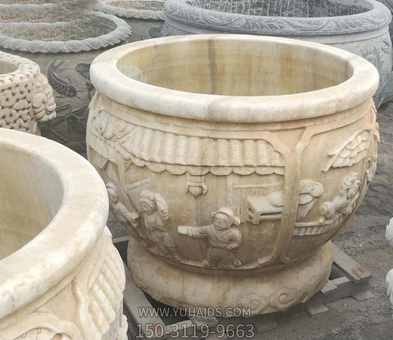 黄岗岩石雕儿童水缸博鱼网页版