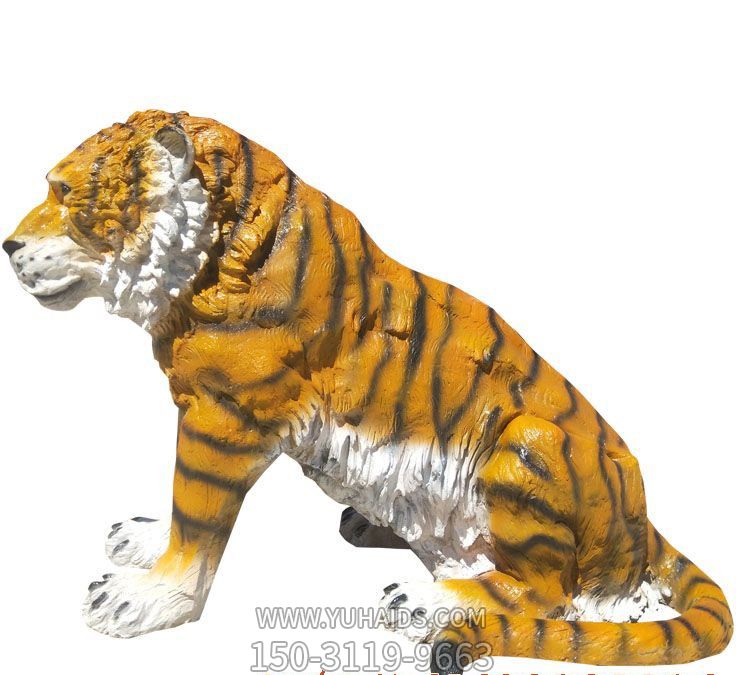 街道边摆放的玻璃钢仿真虎博鱼网页版