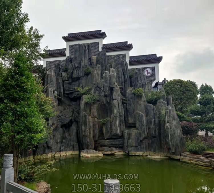 景区户外大型天然假山摆件博鱼网页版