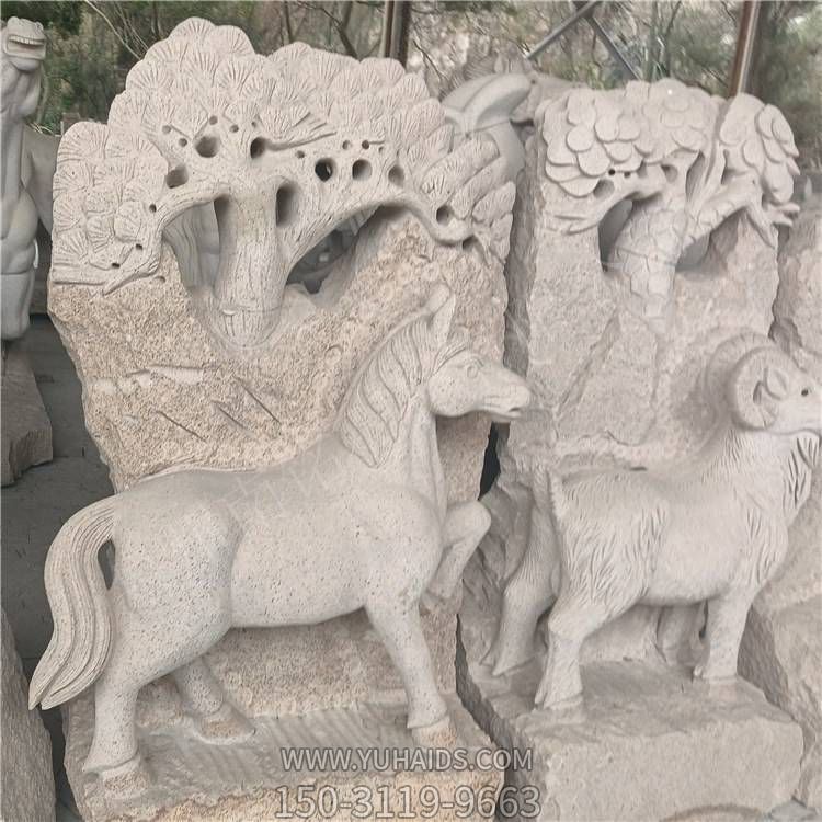 大理石砂石石雕生肖马博鱼网页版