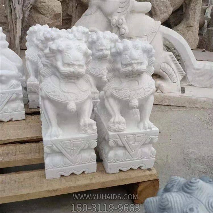 门口酒店大型石雕镇宅招财狮子博鱼网页版