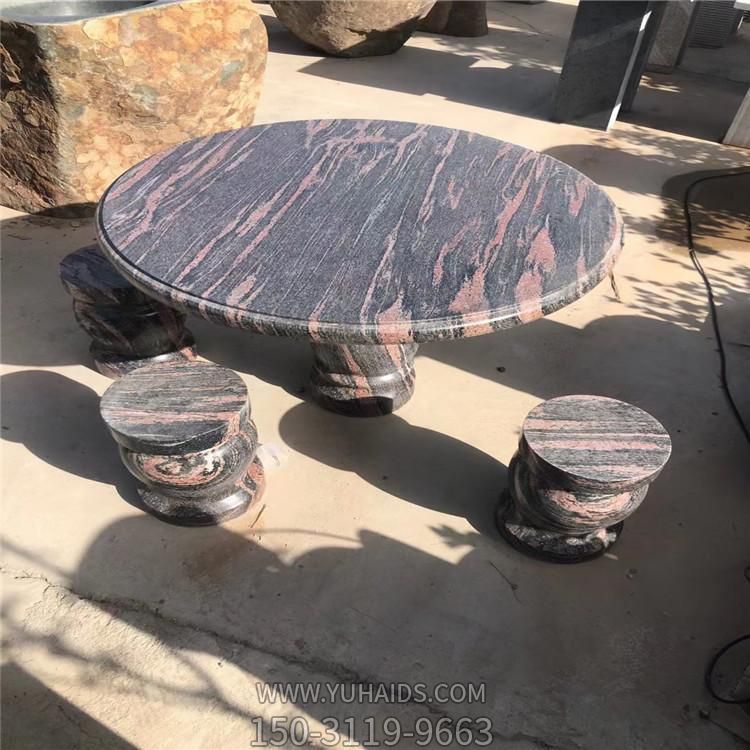  庭院家用 公园别墅天然花岗岩石雕石桌石凳博鱼网页版