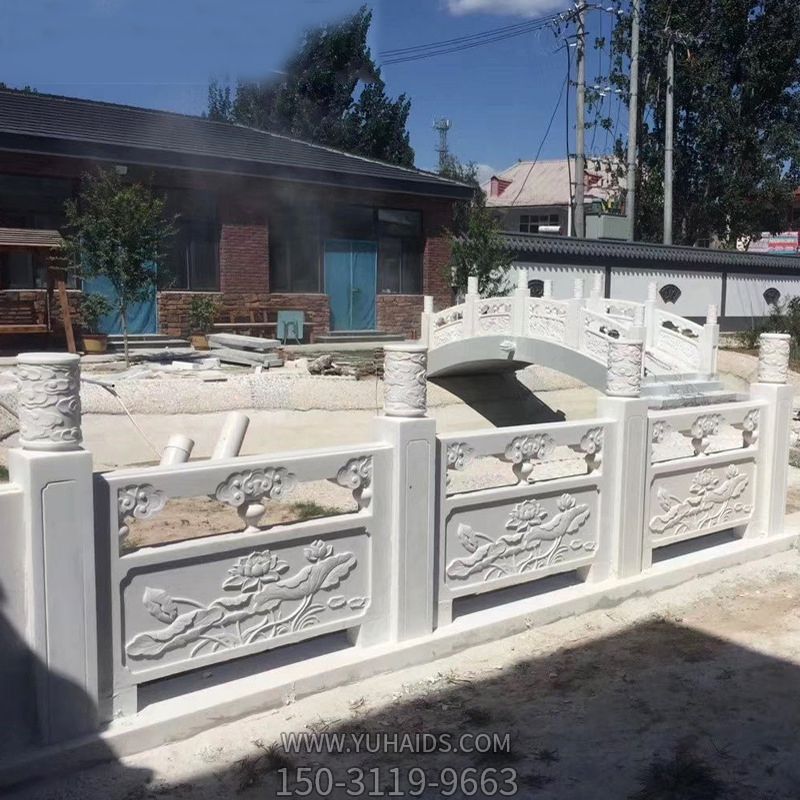 农场庭院池塘大理石浮雕栏杆博鱼网页版