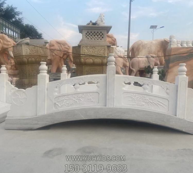 天然石材雕刻庭院造景摆放中式仿古建筑小石拱桥博鱼网页版