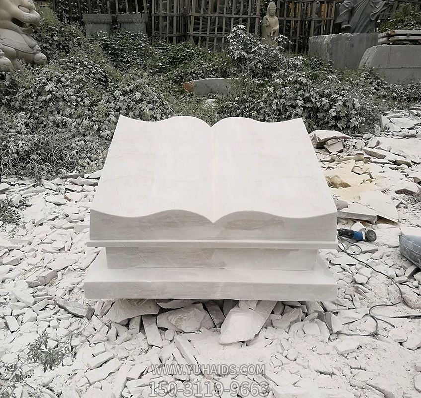 公园汉白玉创意书博鱼网页版