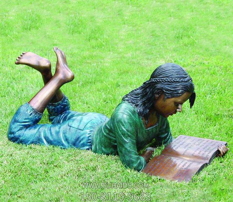 户外草坪玻璃钢西方女子读书博鱼网页版