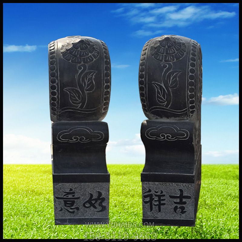仿古青石吉祥如意中式别墅门前摆件博鱼网页版