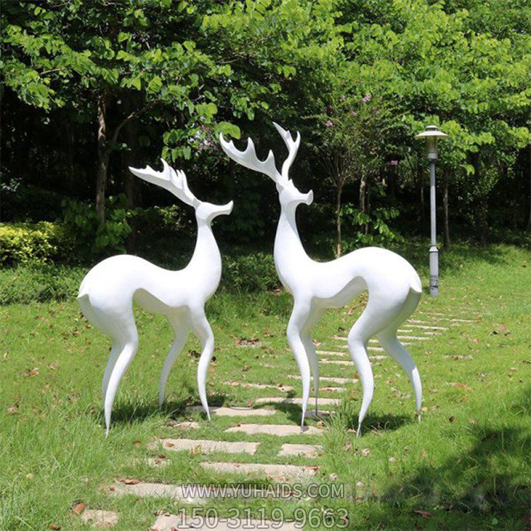 户外广场大型抽象艺术园林景观梅花鹿博鱼网页版