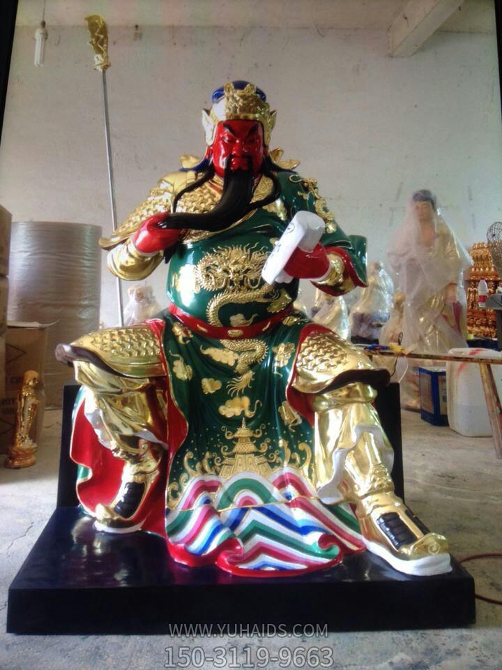 景区景点玻璃钢彩绘大型佛像关公博鱼网页版