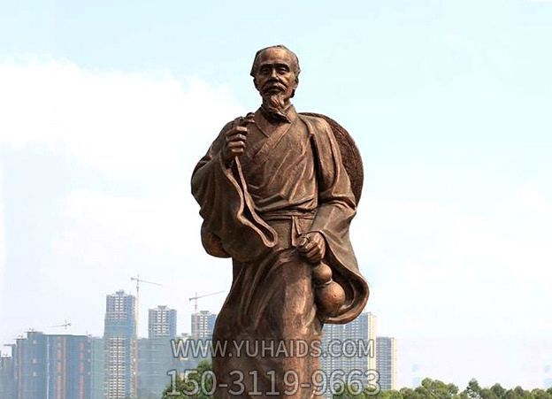 园林铜铸古代神医华佗博鱼网页版