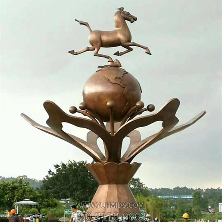 广场大型铜雕马踏飞燕博鱼网页版