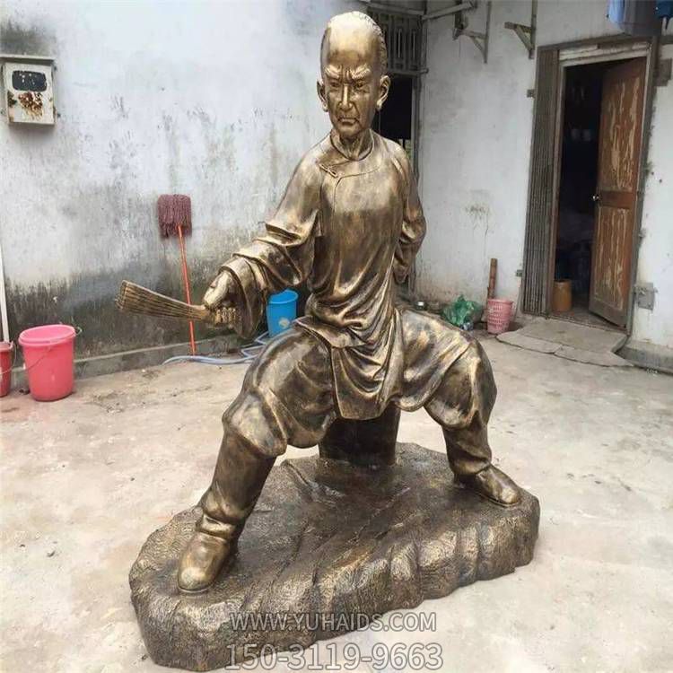 玻璃钢户外景观情景扎马步的人物博鱼网页版