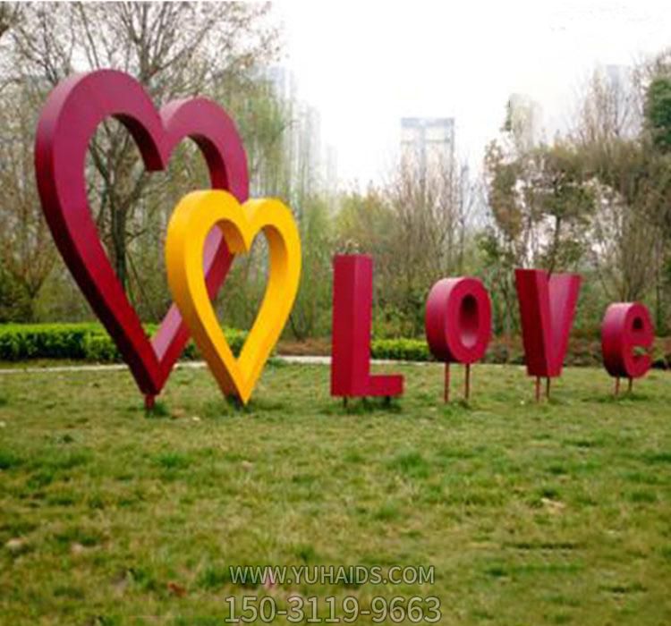 户外公园创意树脂爱心博鱼网页版