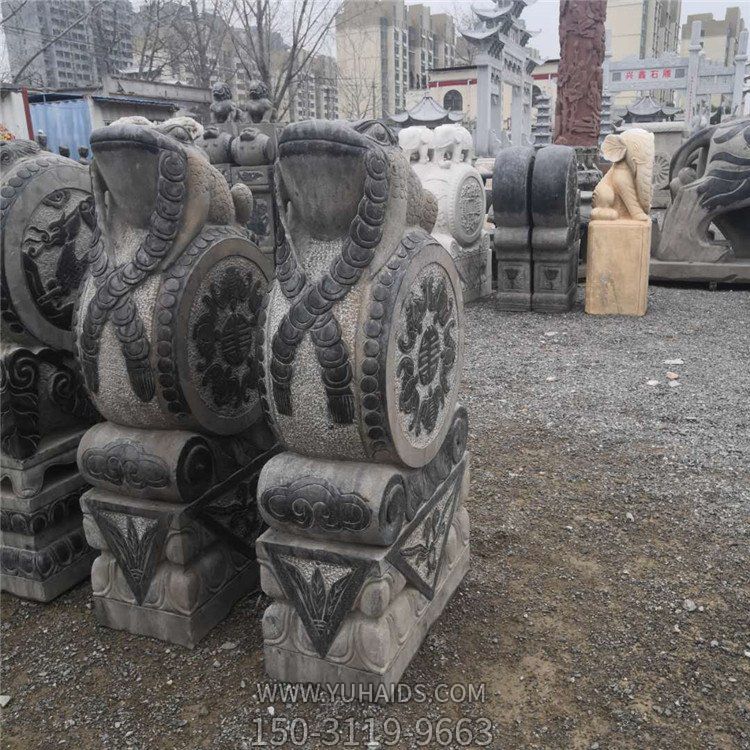 公司景区摆放大理石做旧金蟾抱鼓石博鱼网页版