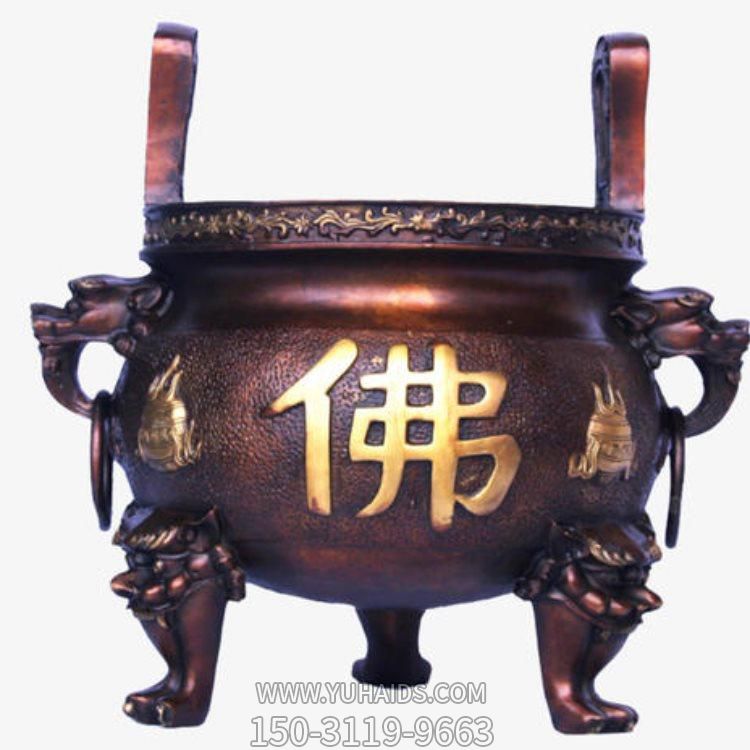 铜雕寺庙祈福上香香炉鼎博鱼网页版