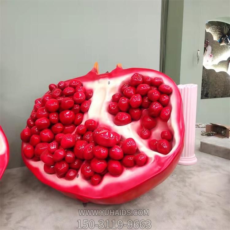 景观玻璃钢石榴园林博鱼网页版摆件