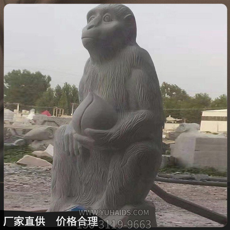 庭院景区大理石雕刻动物博鱼网页版
