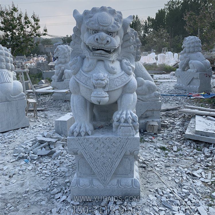 北方石狮子，传统狮子大理石石雕博鱼网页版