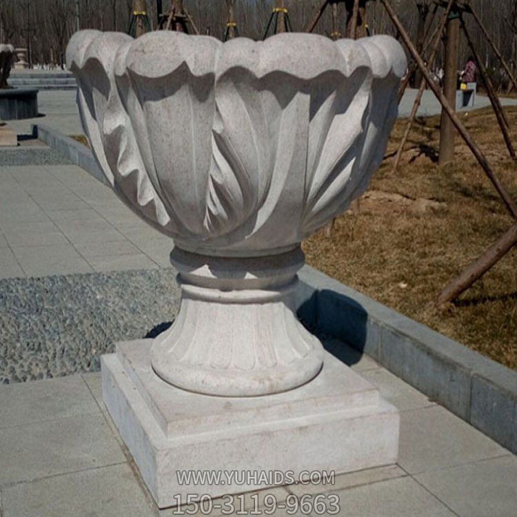 切面大理石石雕户外别墅花盆博鱼网页版