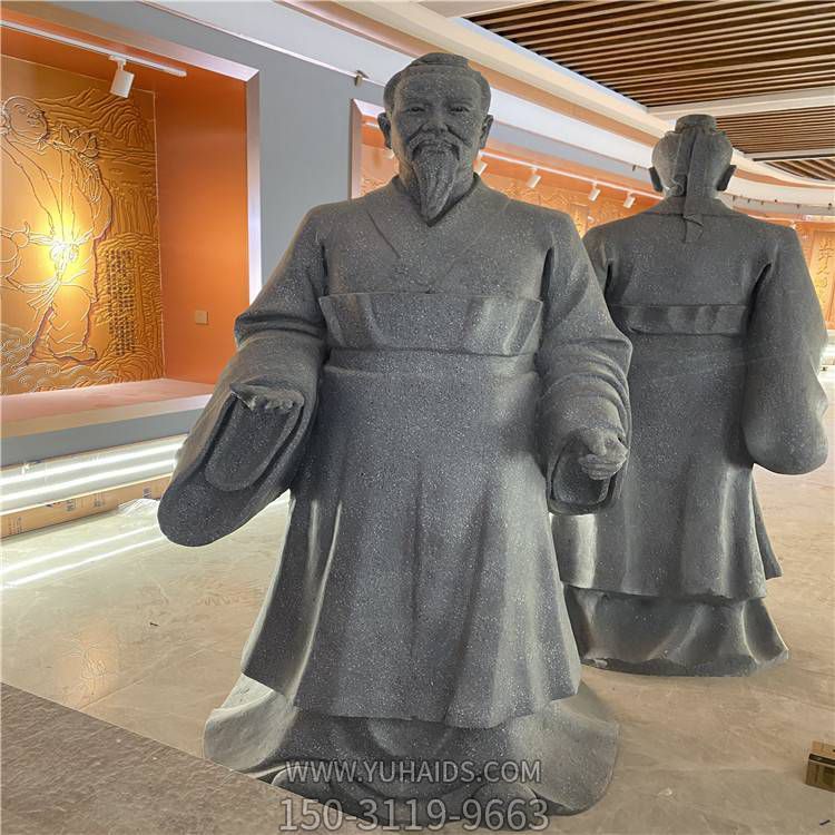 景点展览馆室内装饰花岗岩雕刻古代人物博鱼网页版