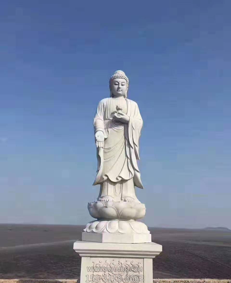 石雕广场景观博鱼网页版户外摆件汉白玉如来佛祖博鱼网页版