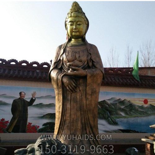 景区景点大型仿铜园林观音菩萨博鱼网页版