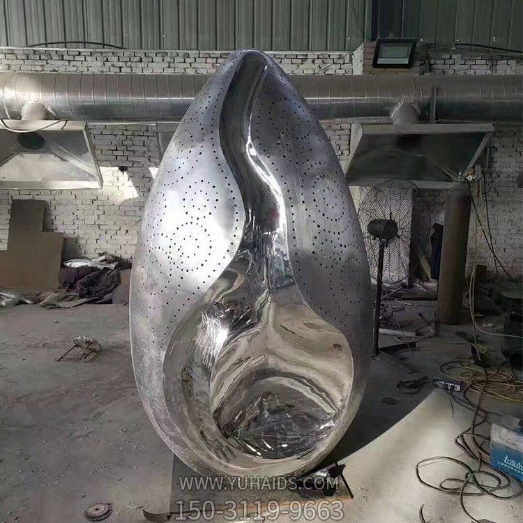 不锈钢白钢户外广场水滴博鱼网页版