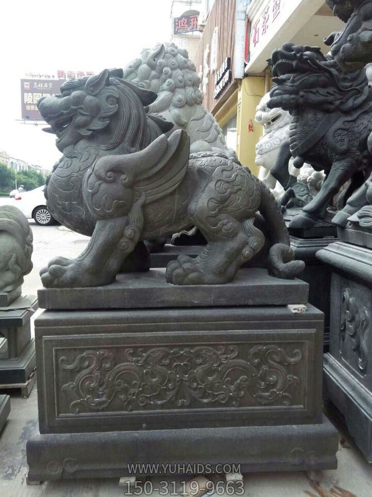 饭店门口大型动物景观装饰品摆件神兽麒麟博鱼网页版