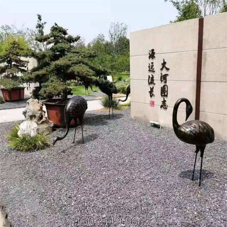 仿铜生态园动物园抽象仙鹤博鱼网页版