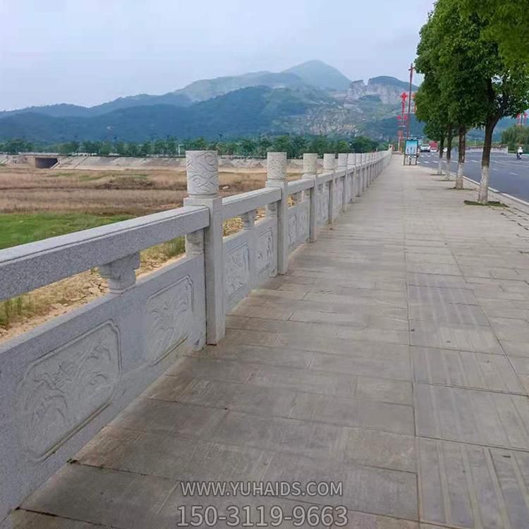 城市河道装饰花岗岩雕刻防护栏板博鱼网页版
