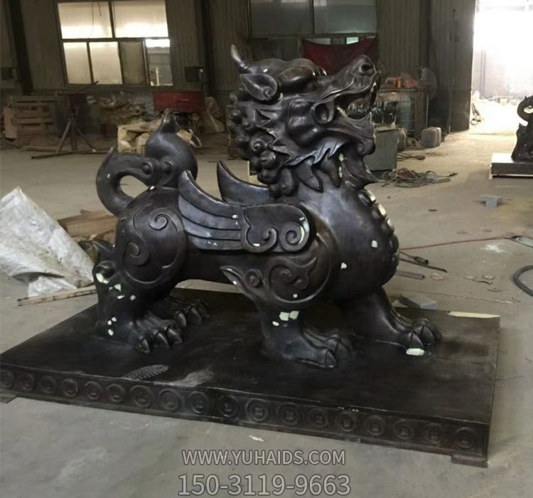 玻璃钢仿铜仿真动物公司企业招财貔貅博鱼网页版