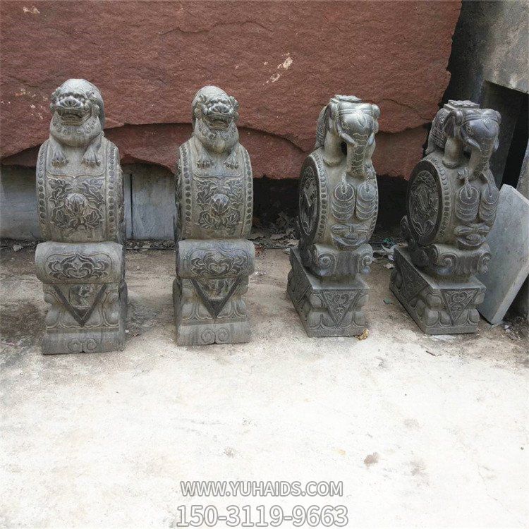 庭院别墅门口大型仿古做旧门墩抱鼓石博鱼网页版