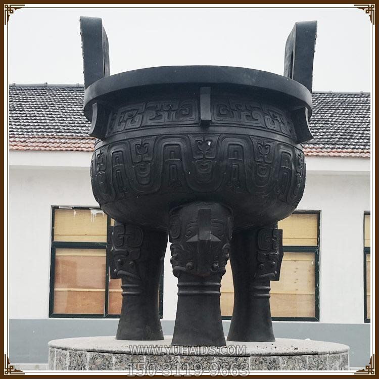仿古青铜摆件招财聚财公司三足金鼎博鱼网页版