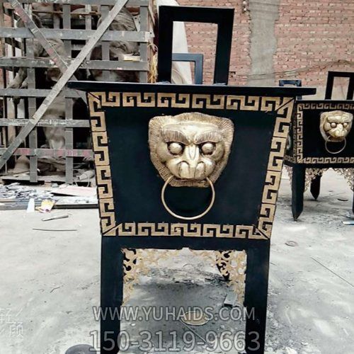 寺庙大型铜雕香炉博鱼网页版