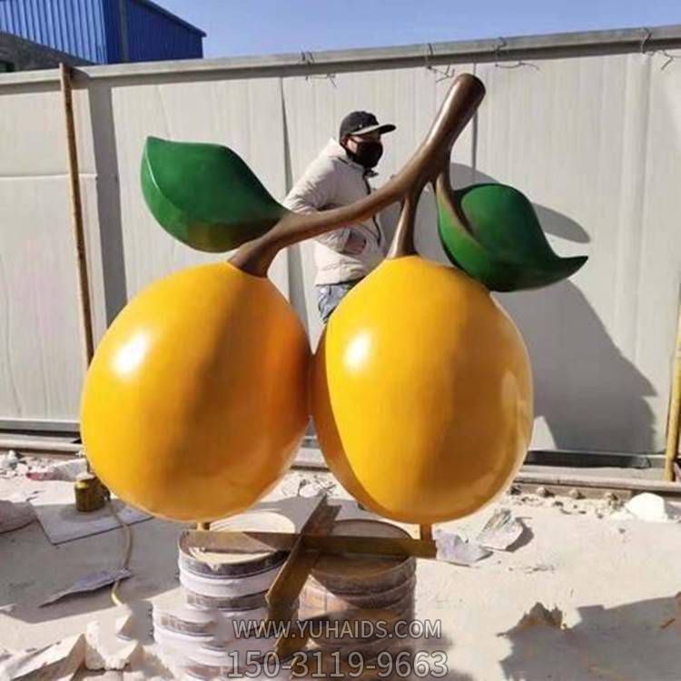农副产品玻璃钢仿真水果博鱼网页版摆件