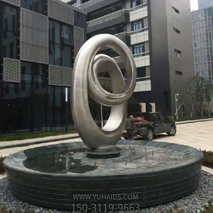 广场不锈钢抽象园林景观摆件博鱼网页版