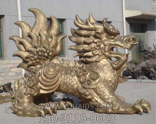 麒麟博鱼网页版-不锈钢喷漆烤漆大型动物景观麒麟博鱼网页版