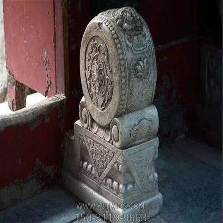 古建园林做旧抱鼓石 中式传统门鼓石摆件 博鱼网页版